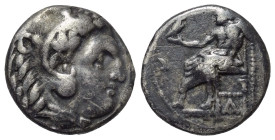 Königreich Makedonien. Alexander III. der Große (336 - 323 v. Chr.).

 Drachme (Silber). Ca. 323 - 319 v. Chr. Sardeis.
Vs: Kopf des jugendlichen H...