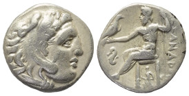 Königreich Makedonien. Alexander III. der Große (336 - 323 v. Chr.).

 Drachme (Silber). Ca. 323 - 317 v. Chr. Lampsakos.
Vs: Kopf des jugendlichen...