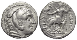 Königreich Makedonien. Alexander III. der Große (336 - 323 v. Chr.).

 Tetradrachme (Silber). Ca. 315 - 294 v. Chr. Amphipolis.
Vs: Kopf des jugend...