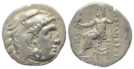 Königreich Makedonien. Alexander III. der Große (336 - 323 v. Chr.).

 Drachme (Silber). Ca. 310 - 301 v. Chr. Abydos.
Vs: Kopf des jugendlichen He...
