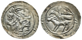 Medieval Coins - Poland
POLSKA / POLAND / POLEN / POLOGNE / POLSKO

Władysław II Wygnaniec. (1138-1146). Denar (denarius) - VERY NICE 
AW: Rycerz ...