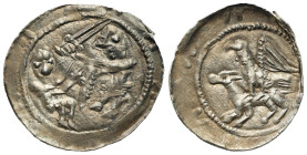 Medieval Coins - Poland
POLSKA / POLAND / POLEN / POLOGNE / POLSKO

Władysław II Wygnaniec. (1138-1146). Denar (denarius) 
AW: Rycerz z mieczem na...