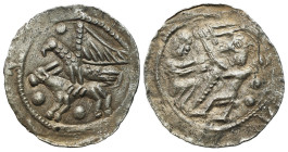Medieval Coins - Poland
POLSKA / POLAND / POLEN / POLOGNE / POLSKO

Władysław II Wygnaniec. (1138-1146). Denar (denarius) - PUNKTY ZA RYCERZEM 
AW...
