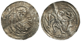 Medieval Coins - Poland
POLSKA / POLAND / POLEN / POLOGNE / POLSKO

Władysław II Wygnaniec (1138-1146). Denar (denarius) - RARITY R5 
AW: Rycerz w...