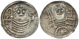 Medieval Coins - Poland
POLSKA / POLAND / POLEN / POLOGNE / POLSKO

Władysław II Wygnaniec (1138-1146). Denar (denarius) 
AW: Książę z mieczem
RW...