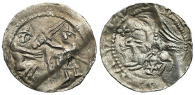 Medieval Coins - Poland
POLSKA / POLAND / POLEN / POLOGNE / POLSKO

Władysław II Wygnaniec. (1138-1146). Denar (denarius) 
AW: Rycerz z mieczem na...