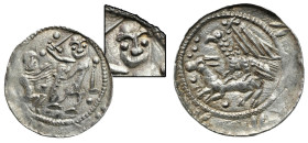 Medieval Coins - Poland
POLSKA / POLAND / POLEN / POLOGNE / POLSKO

Władysław II Wygnaniec, Denar (denarius) - Orzeł i Zając - rycerz EN FACE (na w...