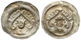 Medieval Coins - Poland
POLSKA / POLAND / POLEN / POLOGNE / POLSKO

Leszek Biały (1202-1227). Brakteat (bracteate) - VERY RARE 
AW: Brakteat hebra...
