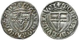 Teutonic Order
POLSKA / POLAND / POLEN / POLOGNE / POLSKO

Teutonic Order. Konrad III von Jungingen (13931407). Szelag / Schilling - VERY RARE 
AW...
