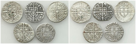 Teutonic Order
POLSKA / POLAND / POLEN / POLOGNE / POLSKO

Teutonic Order. Michael I (14141422). Szelag / Schilling, group of 5 coins 

Zestaw 5 ...