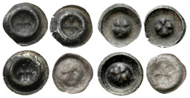 Teutonic Order
POLSKA / POLAND / POLEN / POLOGNE / POLSKO

Teutonic Order. Bracteate (bracteate) 1416–1460, group of 4 pieces 
AW: Krzyż grecki z ...