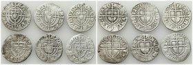 Teutonic Order
POLSKA / POLAND / POLEN / POLOGNE / POLSKO

Teutonic Order. Paul I Bellitzer (14221441). Schilling, group of 6 coins 

Zestaw 6 sz...