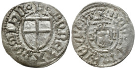Teutonic Order
POLSKA / POLAND / POLEN / POLOGNE / POLSKO

Teutonic Order. Henry Reffle von Richtenberg (14701477). Szelag / Schilling 
AW: Tarcza...