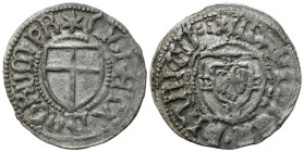 Teutonic Order
POLSKA / POLAND / POLEN / POLOGNE / POLSKO

Teutonic Order. Henry Reffle von Richtenberg (14701477). Szelag / Schilling 
AW: Tarcza...