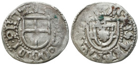 Teutonic Order
POLSKA / POLAND / POLEN / POLOGNE / POLSKO

Teutonic Order. Henryk Reffle von Richtenberg (14701477). Szelag / Schilling 
AW: Tarcz...