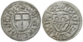 Teutonic Order
POLSKA / POLAND / POLEN / POLOGNE / POLSKO

Teutonic Order. Marcin Truchsess von Wetzhausen (14771489). Szelag / Schilling - VERY NI...