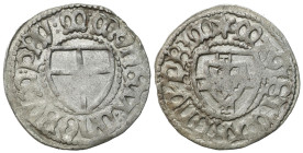 Teutonic Order
POLSKA / POLAND / POLEN / POLOGNE / POLSKO

Teutonic Order. Marcin Truchsess von Wetzhausen (14771489). Szelag / Schilling 
AW: Tar...