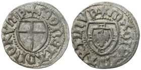 Teutonic Order
POLSKA / POLAND / POLEN / POLOGNE / POLSKO

Teutonic Order. Marcin Truchsess von Wetzhausen (14771489). Szelag / Schilling 
AW: Tar...