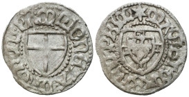Teutonic Order
POLSKA / POLAND / POLEN / POLOGNE / POLSKO

Teutonic Order. Marcin Truchsess von Wetzhausen (14771489). Szelag / Schilling 
AW: Tar...