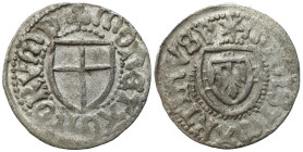 Teutonic Order
POLSKA / POLAND / POLEN / POLOGNE / POLSKO

Teutonic Order. Marcin Truchsess von Wetzhausen (14771489). Szelag / Schilling 
AW: Tar...