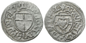 Teutonic Order
POLSKA / POLAND / POLEN / POLOGNE / POLSKO

Teutonic Order. Marcin Truchsess von Wetzhausen (14771489). Szelag / Schilling 
AW: Tar...