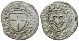 Teutonic Order
POLSKA / POLAND / POLEN / POLOGNE / POLSKO

Teutonic Order. Marcin Truchsess von Wetzhausen (14771489). Szelag / Schilling 
AW: Tar...