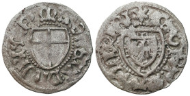 Teutonic Order
POLSKA / POLAND / POLEN / POLOGNE / POLSKO

Teutonic Order. Marcin Truchsess von Wetzhausen (14771489). Szelag / Schilling 
AW: Tar...