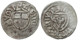 Teutonic Order
POLSKA / POLAND / POLEN / POLOGNE / POLSKO

Teutonic Order. Marcin Truchsess von Wetzhausen (14771489). Szelag / Schilling 
AW: Tar...