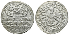 Sigismund I Old
POLSKA / POLAND / POLEN / POLOGNE / POLSKO

Zygmunt I Stary. Grosz 1529, Kraków 

Wariant z szeroką, renesansową koroną i herbem ...