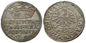 Sigismund I Old
POLSKA / POLAND / POLEN / POLOGNE / POLSKO

Zygmunt I Stary. Grosz (Groschen) 1545, Krakow / Cracow - VERY NICE 

Odmiana z dwoma...