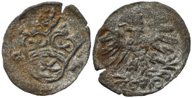 Sigismund I Old
POLSKA / POLAND / POLEN / POLOGNE / POLSKO

Zygmunt I Stary. Denar (denarius) bez daty SP, Krakow / Cracow - szable 

Wariant z l...