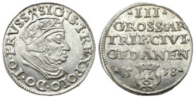 Sigismund I Old
POLSKA / POLAND / POLEN / POLOGNE / POLSKO

Zygmunt I Stary. Trojak (3 grosze / groschen) 1538, Gdansk / Danzig - BEAUTIFUL 

Koń...