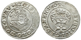 Sigismund I Old
POLSKA / POLAND / POLEN / POLOGNE / POLSKO

Zygmunt I Stary. Grosz (Groschen) 1540, Gdansk / Danzig – BEAUTIFUL 

Końcówka napisu...
