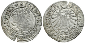 Sigismund I Old
POLSKA / POLAND / POLEN / POLOGNE / POLSKO

Zygmunt I Stary. Grosz (Groschen) 1533, Torun / Thorunesis 

Końcówki legendy PRVSS /...
