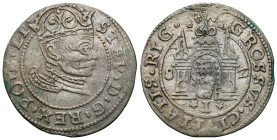 Stephan Batory 
POLSKA / POLAND / POLEN / POLOGNE / POLSKO

Stefan Batory. Grosz (Groschen) 1582, Riga 

Końcówka awersu zakończona LI.

Detail...