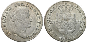 Stanislaus Augustus Poniatowski 
POLSKA / POLAND / POLEN / POLOGNE / POLSKO

Stanisław August Poniatowski. 2 zlote (8 groszy) 1791 EB, Warszawa 
A...