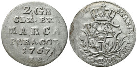 Stanislaus Augustus Poniatowski 
POLSKA / POLAND / POLEN / POLOGNE / POLSKO

Stanisław August Poniatowski. 2 grosze (półzłotek) 1767 FS, Warszawa ...