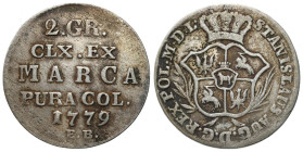 Stanislaus Augustus Poniatowski 
POLSKA / POLAND / POLEN / POLOGNE / POLSKO

Stanisław August Poniatowski. 2 grosze (półzłotek) 1779 EB, Warszawa -...