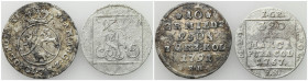 Stanislaus Augustus Poniatowski 
POLSKA / POLAND / POLEN / POLOGNE / POLSKO

Stanisław August Poniatowski. Grosz (Groschen) srebrny 1767 FS i 10 gr...