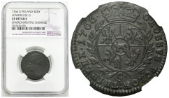 Stanislaus Augustus Poniatowski 
POLSKA / POLAND / POLEN / POLOGNE / POLSKO

Stanisław August Poniatowski. Trojak (3 grosze / groschen) 1766 g, Kra...