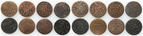 Stanislaus Augustus Poniatowski 
POLSKA / POLAND / POLEN / POLOGNE / POLSKO

Stanisław August Poniatowski. Grosz (Groschen) 1790-1794, group of 8 p...