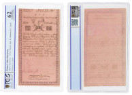 Polish Banknotes - Kościuszko Insurrection Collection
POLSKA / POLAND / POLEN / POLOGNE / POLSKO

Kosciuszko Insurrection 5 zloty 1794 series N.C.2...
