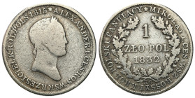Polish Kingdom 
POLSKA / POLAND / POLEN / RUSSIA / RUSSLAND / РОССИЯ

Kingdom of Poland/Russia. Nicholas I. 1 zloty 1832 KG, Warsaw 
AW: W wieńcu ...