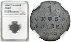 Poland XIX century / Russia 
POLSKA / POLAND / POLEN / RUSSIA / RUSSLAND / РОССИЯ

Poland 19th century/Russia. Grosz 1820 IB, Warsaw NGC MS62 BN - ...