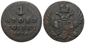 Poland XIX century / Russia 
POLSKA / POLAND / POLEN / RUSSIA / RUSSLAND / РОССИЯ

Poland 19th century/Russia. Alexander I. 1 grosz 1816 IB, Warsaw...