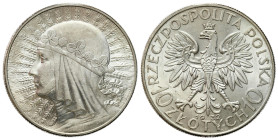 Second Polish Republic Circulation coins
POLSKA / POLAND / POLEN / POLOGNE / POLSKO

II RP. 10 zlotych 1932 głowa kobiety (ze znakiem mennicy) - BE...