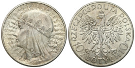 Second Polish Republic Circulation coins
POLSKA / POLAND / POLEN / POLOGNE / POLSKO

II RP. 10 zlotych 1932 głowa kobiety (ze znakiem mennicy) 

...