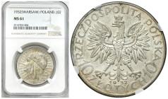 Second Polish Republic Circulation coins
POLSKA / POLAND / POLEN / POLOGNE / POLSKO

II RP. 10 zlotych 1932 głowa kobiety (ze znakiem mennicy) NGC ...