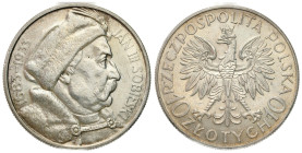 Second Polish Republic Circulation coins
POLSKA / POLAND / POLEN / POLOGNE / POLSKO

II RP. 10 zlotych 1933 Sobieski 

Lekko przetarte. Sporo poł...