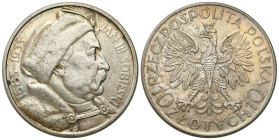 Second Polish Republic Circulation coins
POLSKA / POLAND / POLEN / POLOGNE / POLSKO

II RP. 10 zlotych 1933 Sobieski 

Przyzwoicie zachowane, zło...